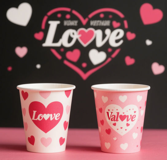 Valentine’s Day Custom Paper Cups product image 2